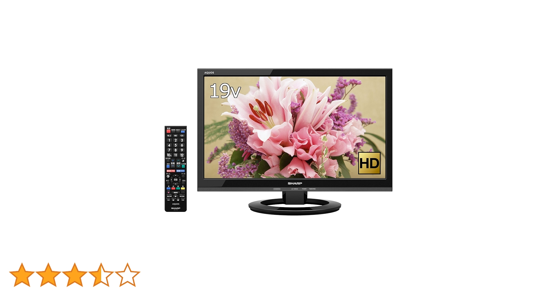 シャープ AQUOS 液晶テレビ 19型 ブラック系 LC-19K30-B Amazon | シャープ AQUOS 液晶テレビ 19型 ブラック系 LC-19K30-B